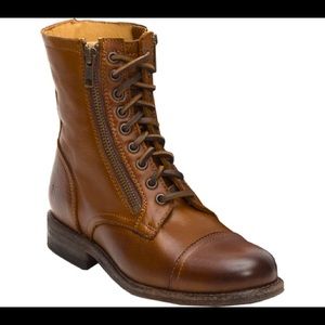 FRYE NEW Tyler Double Zip combat boots